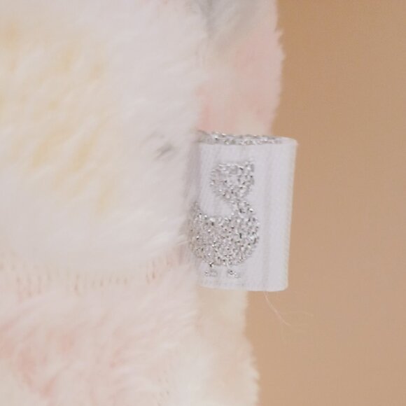 Duck Duck Goose Plush 2 Piece Set 3-6m Baby Girl Pink Fleece Footed & Hooded NWT - Picture 7 of 12